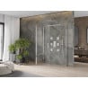 Mexen Omega-3S kabina prysznicowa 3-ścienna, rozsuwana 140 x 80 cm, transparent, chrom - 825-140-080-01-00-3S