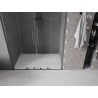 Mexen Velar L Duo drzwi prysznicowe rozsuwane 160 cm, transparent, gun gray szczotkowany - 871-160-003-02-66