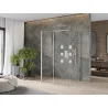 Mexen Omega-3S kabina prysznicowa 3-ścienna, rozsuwana 140 x 90 cm, transparent, chrom - 825-140-090-01-00-3S