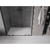 Mexen Velar L Duo drzwi prysznicowe rozsuwane 160 cm, transparent, czarne - 871-160-003-02-70