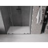 Mexen Velar L Duo drzwi prysznicowe rozsuwane 150 cm, transparent, gun metal - 871-150-003-02-95