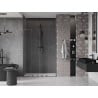 Mexen Velar L Duo drzwi prysznicowe rozsuwane 160 cm, transparent, gun metal - 871-160-003-02-95