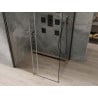 Mexen Omega kabina prysznicowa rozsuwana 100 x 80 cm, transparent, czarna - 825-100-080-70-00