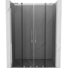 Mexen Velar L Duo drzwi prysznicowe rozsuwane 140 cm, grafit, chrom - 871-140-003-42-01