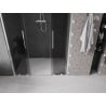 Mexen Velar L Duo drzwi prysznicowe rozsuwane 150 cm, grafit, chrom - 871-150-003-42-01