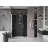 Mexen Velar L Duo drzwi prysznicowe rozsuwane 150 cm, grafit, chrom - 871-150-003-42-01