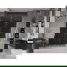 Mexen Velar L Duo drzwi prysznicowe rozsuwane 140 cm, grafit, złote - 871-140-003-42-50