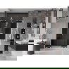 Mexen Velar L Duo drzwi prysznicowe rozsuwane 140 cm, grafit, białe - 871-140-003-42-20