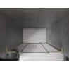 Mexen Velar L Duo drzwi prysznicowe rozsuwane 140 cm, grafit, złote szczotkowane - 871-140-003-42-55