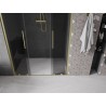 Mexen Velar L Duo drzwi prysznicowe rozsuwane 150 cm, grafit, złote szczotkowane - 871-150-003-42-55