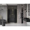 Mexen Velar L Duo drzwi prysznicowe rozsuwane 150 cm, grafit, złote szczotkowane - 871-150-003-42-55