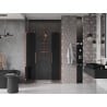 Mexen Velar L Duo drzwi prysznicowe rozsuwane 150 cm, grafit, różowe złoto - 871-150-003-42-60