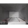 Mexen Velar L Duo drzwi prysznicowe rozsuwane 140 cm, grafit, miedź szczotkowana - 871-140-003-42-65