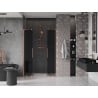 Mexen Velar L Duo drzwi prysznicowe rozsuwane 140 cm, grafit, miedź szczotkowana - 871-140-003-42-65