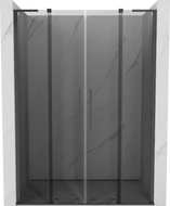 Mexen Velar L Duo drzwi prysznicowe rozsuwane 150 cm, grafit, gun gray szczotkowany - 871-150-003-42-66