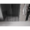 Mexen Velar L Duo drzwi prysznicowe rozsuwane 150 cm, grafit, gun gray szczotkowany - 871-150-003-42-66