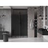 Mexen Velar L Duo drzwi prysznicowe rozsuwane 150 cm, grafit, czarne - 871-150-003-42-70