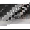 Mexen Velar L Duo drzwi prysznicowe rozsuwane 150 cm, grafit, nikiel szczotkowany - 871-150-003-42-97