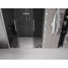 Mexen Velar L Duo drzwi prysznicowe rozsuwane 150 cm, grafit, nikiel szczotkowany - 871-150-003-42-97