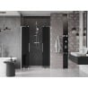 Mexen Velar L Duo drzwi prysznicowe rozsuwane 150 cm, grafit, nikiel szczotkowany - 871-150-003-42-97