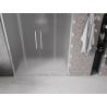 Mexen Velar L Duo drzwi prysznicowe rozsuwane 140 cm, szron, chrom - 871-140-003-32-01