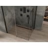 Mexen Omega kabina prysznicowa rozsuwana 110 x 80 cm, transparent, czarna - 825-110-080-70-00