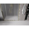 Mexen Velar L Duo drzwi prysznicowe rozsuwane 140 cm, szron, złote - 871-140-003-32-50