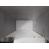 Mexen Velar L Duo drzwi prysznicowe rozsuwane 140 cm, szron, złote - 871-140-003-32-50