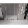 Mexen Velar L Duo drzwi prysznicowe rozsuwane 140 cm, szron, różowe złoto - 871-140-003-32-60