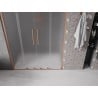 Mexen Velar L Duo drzwi prysznicowe rozsuwane 140 cm, szron, miedź szczotkowana - 871-140-003-32-65