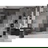 Mexen Velar L Duo drzwi prysznicowe rozsuwane 140 cm, szron, gun gray szczotkowany - 871-140-003-32-66