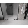 Mexen Velar L Duo drzwi prysznicowe rozsuwane 140 cm, szron, czarne - 871-140-003-32-70