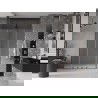 Mexen Velar L Duo drzwi prysznicowe rozsuwane 150 cm, szron, gun metal - 871-150-003-32-95