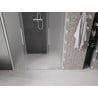 Mexen Velar L Duo drzwi prysznicowe rozsuwane 150 cm, szron, nikiel szczotkowany - 871-150-003-32-97