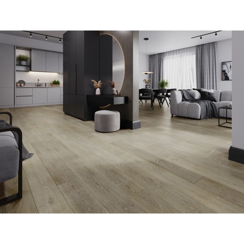 Mexen Jasper próbka paneli winylowych SPC 6,5 mm, podkład IXPE 1,5 mm, 4 V-Fuga, Dąb - F1018-S