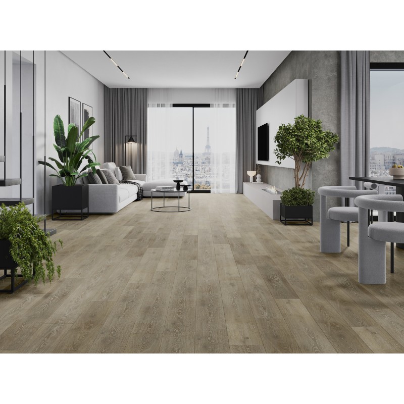Mexen Jasper próbka paneli winylowych SPC 6,5 mm, podkład IXPE 1,5 mm, 4 V-Fuga, Dąb - F1018-S