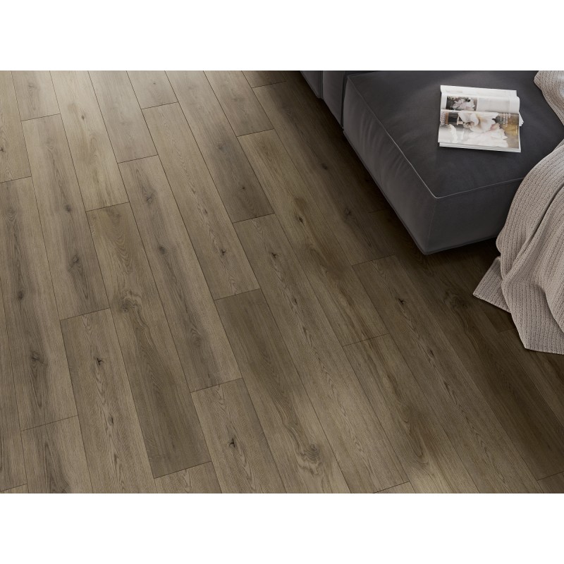 Mexen Perry próbka paneli winylowych SPC 6,5 mm, podkład IXPE 1,5 mm, 4 V-Fuga, Dąb - F1021-S