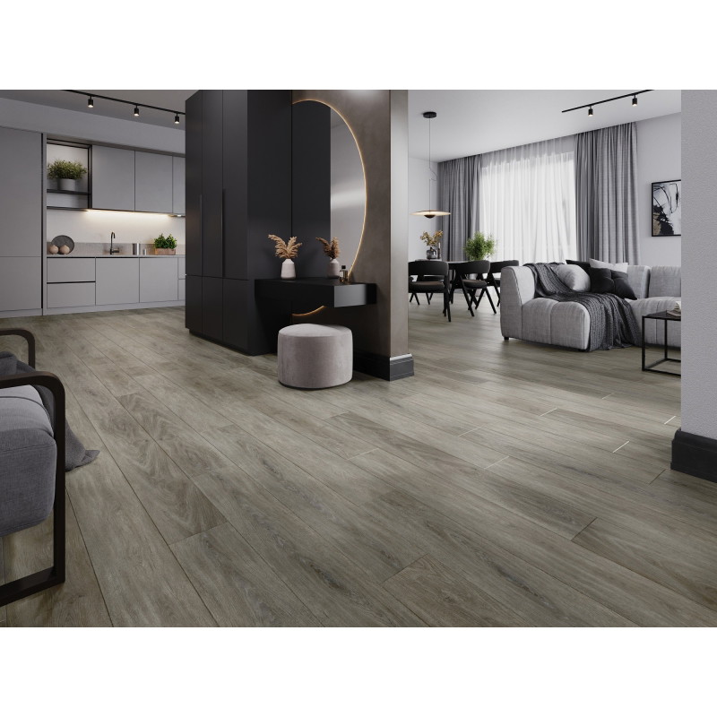 Mexen La Porte próbka paneli winylowych SPC 6,5 mm, podkład IXPE 1,5 mm, 4 V-Fuga, Dąb - F1026-S