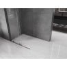 Mexen Velar ścianka prysznicowa rozsuwana Walk-in 90 x 200 cm, transparent 8 mm, gun metal - 871-090-000-03-95
