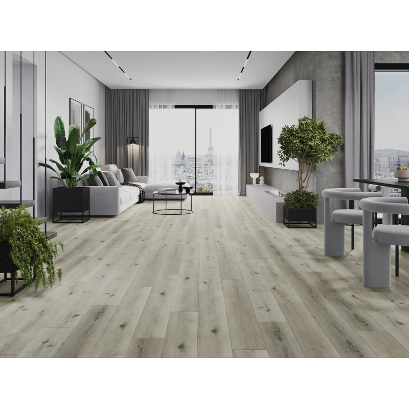 Mexen Silver Lake próbka paneli winylowych SPC 6,5 mm, podkład IXPE 1,5 mm, 4 V-Fuga, Dąb - F1034-S