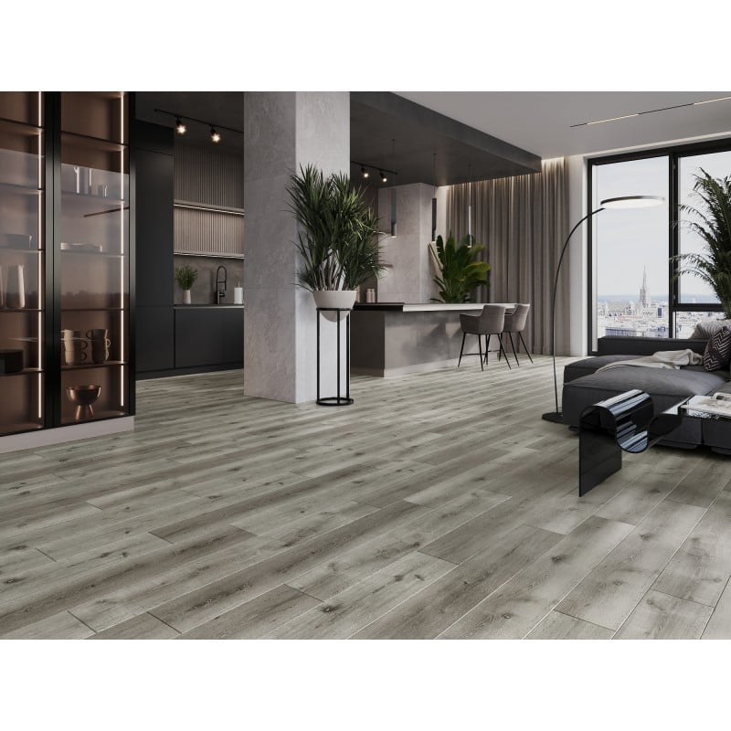 Mexen Lago Vista próbka paneli winylowych SPC 6,5 mm, podkład IXPE 1,5 mm, 4 V-Fuga, Dąb - F1035-S