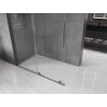 Mexen Velar ścianka prysznicowa rozsuwana Walk-in 140 x 200 cm, transparent 8 mm, gun metal - 871-140-000-03-95