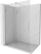 Mexen Velar ścianka prysznicowa rozsuwana Walk-in 150 x 200 cm, transparent 8 mm, nikiel szczotkowany - 871-150-000-03-97