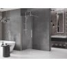 Mexen Velar ścianka prysznicowa rozsuwana Walk-in 150 x 200 cm, transparent 8 mm, nikiel szczotkowany - 871-150-000-03-97