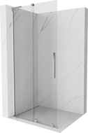 Mexen Velar L ścianka prysznicowa rozsuwana Walk-in 90 x 200 cm, transparent 8 mm, chrom - 871-090-003-03-01