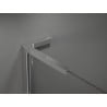 Mexen Velar L ścianka prysznicowa rozsuwana Walk-in 110 x 200 cm, transparent 8 mm, chrom - 871-110-003-03-01