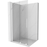Mexen Velar L ścianka prysznicowa rozsuwana Walk-in 100 x 200 cm, transparent 8 mm, biała - 871-100-003-03-20