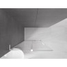 Mexen Velar L ścianka prysznicowa rozsuwana Walk-in 110 x 200 cm, transparent 8 mm, biała - 871-110-003-03-20