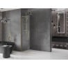 Mexen Velar L ścianka prysznicowa rozsuwana Walk-in 100 x 200 cm, transparent 8 mm, złota szczotkowana - 871-100-003-03-55