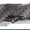 Mexen Velar L ścianka prysznicowa rozsuwana Walk-in 110 x 200 cm, transparent 8 mm, miedź szczotkowana - 871-110-003-03-65
